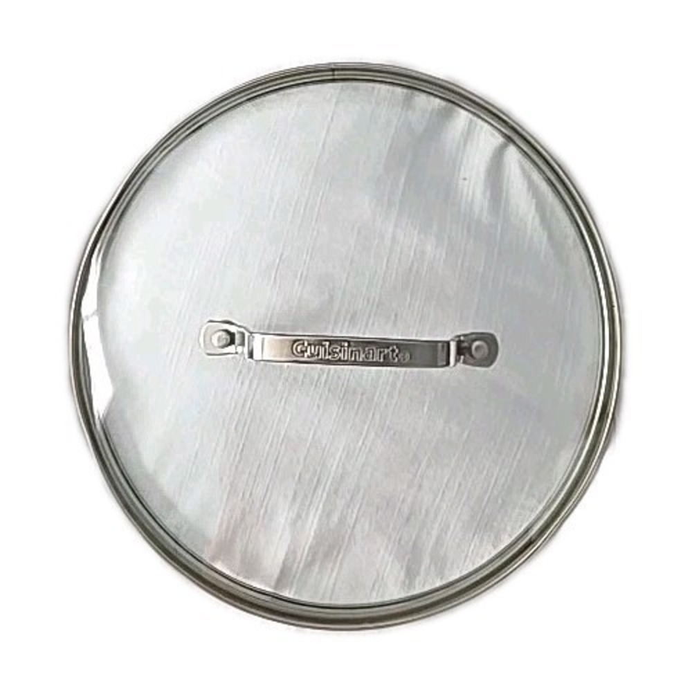 Cuisinart Cookware Pot Pan Clear Glass Replacement Lid 9 1/4" Inner 9 7/8" Outer